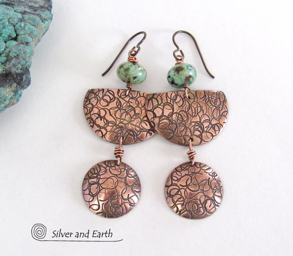 Ancient hot sale copper earring